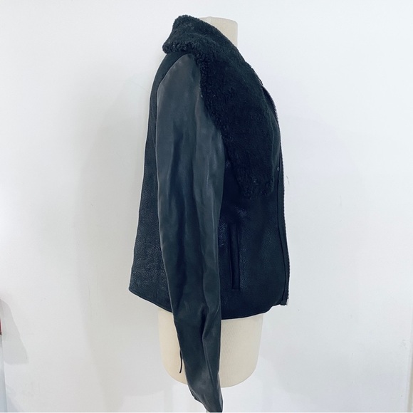 All Saints sheepskin shearling jacket - Picture 10 of 13